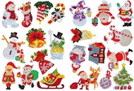 Stickersæt I Gammeldags jul
